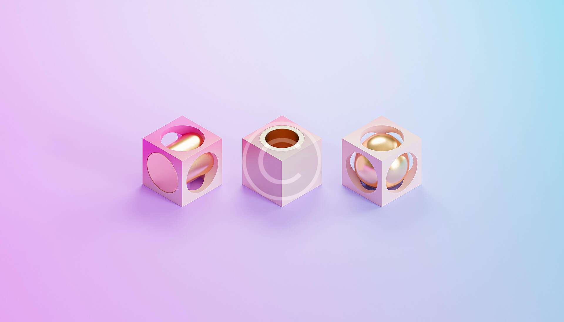 Pink Cubes